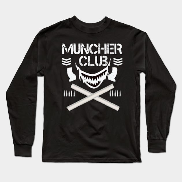 Muncher Club Long Sleeve T-Shirt by Realcarpetmuncher